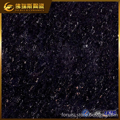 Item:FS603 Kajaria Polished Porcelain Black Floor Tiles For Canada Market